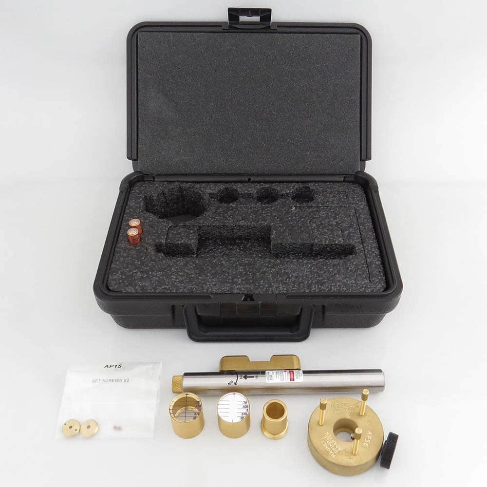 Laser Tools Co. - Laser Alignment Tools; Minimum Measuring Range (Feet): 0.50 ; Maximum Measuring Range (Feet): 100 ; Focus System: Coaxial, Reflected Laser Beam ; Beam Type: 635 ; Beam Color: Red ; Number of Beams: 1 - Exact Tooling