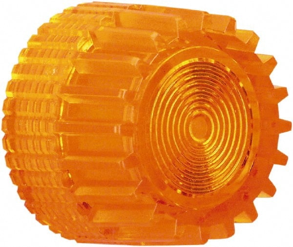 Schneider Electric - Pushbutton Switch Cap - Amber, Round Button, Illuminated - Exact Tooling
