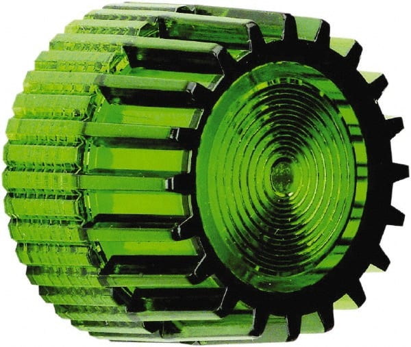 Schneider Electric - Pushbutton Switch Cap - Green, Round Button, Illuminated - Exact Tooling