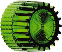 Schneider Electric - Pushbutton Switch Cap - Green, Round Button, Illuminated - Exact Tooling