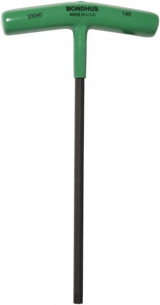 Bondhus - T40 Standard Torx Key - T-Handle Cushion Grip, Protanium High Torque Steel - Exact Tooling