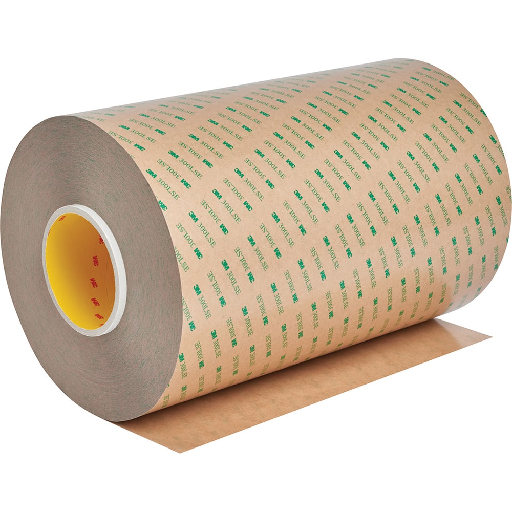 3M - Adhesive Transfer Tape; Adhesive Material: Acrylic ; Width (Inch): 4 ; Length (yd): 60.00 ; Thickness (mil): 5.2000 ; Minimum Operating Temperature (F): -40.000 ; Maximum Operating Temperature (F): 300.000 - Exact Tooling