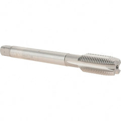 Value Collection - 1/2-20 UNF, 4 Flute, Bright Finish, Powdered Metal Spiral Point Tap - Plug Chamfer, Right Hand Thread, 100mm OAL, 23mm Thread Length, 9mm Shank Diam, 3B Class of Fit, Series 23257 - Exact Tooling
