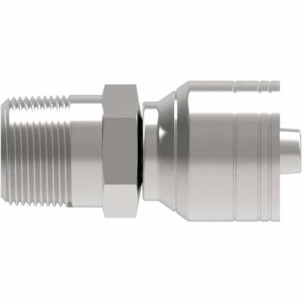 Eaton - Hydraulic Hose Fittings & Couplings Type: Male Pipe, Rigid Hose Diameter: 3/8 (Inch) - Exact Tooling
