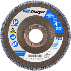 ‎4-1/2″ × 1/4″ × 7/8″ Jumbo Charger R822 Flap Disc Type 27 Jumbo 60 Grit - Exact Tooling