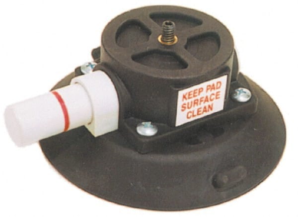 Woods Power-Grip - 40 Lb. Capacity Vacuum Mount Lifter - 4-1/2 Inch Diameter Aluminum Cup and 1/4-20 x 1/4 Inch Length Stud Mount - Exact Tooling