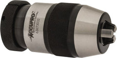 Accupro - JT2, 1/32 to 1/2" Capacity, Tapered Mount Drill Chuck - Keyless, 1.929" Sleeve Diam, 3-7/12" Open Length - Exact Tooling