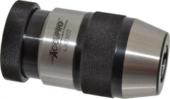 Accupro - JT6, 1/32 to 1/2" Capacity, Tapered Mount Drill Chuck - Keyless, 1.929" Sleeve Diam, 3-7/12" Open Length - Exact Tooling