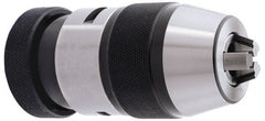 Accupro - JT33, 1/32 to 1/2" Capacity, Tapered Mount Drill Chuck - Keyless, 1.929" Sleeve Diam, 3-7/12" Open Length - Exact Tooling
