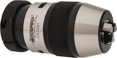 Accupro - JT2, 1/32 to 1/2" Capacity, Tapered Mount Drill Chuck - Keyless, 1.929" Sleeve Diam, 3-7/12" Open Length - Exact Tooling