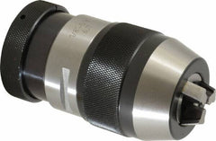 Accupro - JT6, 1/8 to 5/8" Capacity, Tapered Mount Drill Chuck - Keyless, 2.165" Sleeve Diam, 3.74" Open Length - Exact Tooling