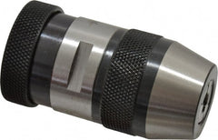 Accupro - JT1, 1/64 to 1/4" Capacity, Tapered Mount Drill Chuck - Keyless, 1.299" Sleeve Diam, 2.441" Open Length - Exact Tooling