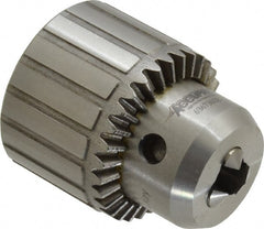 Accupro - JT2, 1/32 to 3/8" Capacity, Tapered Mount Drill Chuck - Keyed, 43mm Sleeve Diam, 55mm Open Length - Exact Tooling
