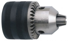 Accupro - 3/8-24, 1/32 to 3/8" Capacity, Threaded Mount Steel Drill Chuck - Keyed, 33mm Sleeve Diam, 50mm Open Length - Exact Tooling