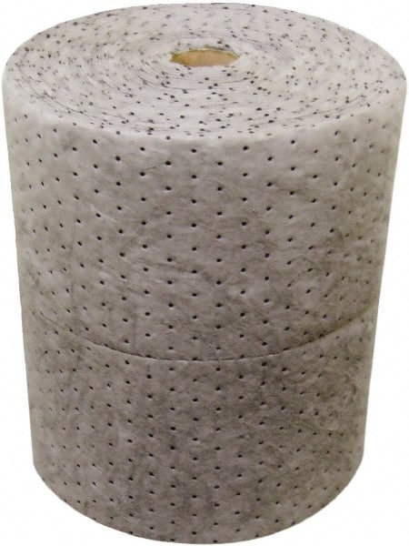 Oil-Dri - 21 Gal Capacity per Package, Universal Roll - 150' Long x 30" Wide, Polypropylene - Exact Tooling