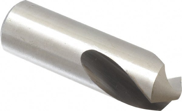 Cleveland - 3/4" Body Diam, 118°, 2-1/4" OAL, High Speed Steel Spotting Drill - Exact Tooling