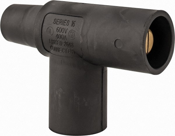 Leviton - 3R NEMA Rated, 600 Volt, 400 Amp, Female-Male-Male, Cam Type, Paralleling Tee - Black - Exact Tooling
