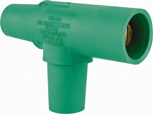Leviton - 3R NEMA Rated, 600 Volt, 400 Amp, Female-Female-Male, Cam Type, Tapping Tee - Green - Exact Tooling