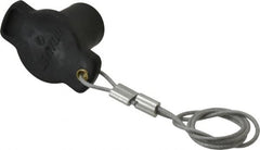 Leviton - 3R NEMA Rated, Male, Black Single Pole Protective Cap - For Use with Female Plug, CSA Certified, UL Listed - Exact Tooling