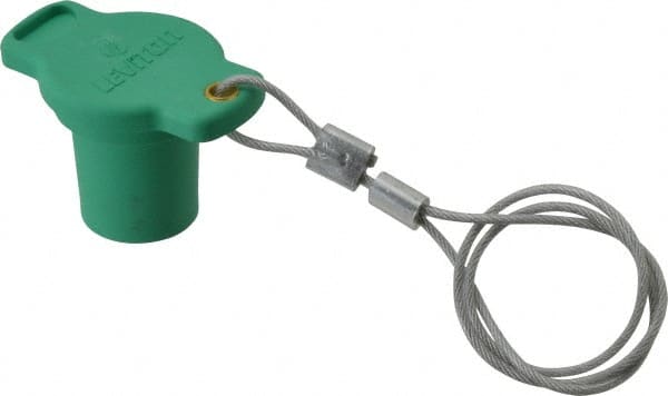 Leviton - 3R NEMA Rated, Male, Green Single Pole Protective Cap - For Use with Female Plug, CSA Certified, UL Listed - Exact Tooling