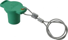 Leviton - 3R NEMA Rated, Male, Green Single Pole Protective Cap - For Use with Female Plug, CSA Certified, UL Listed - Exact Tooling