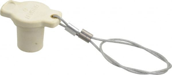 Leviton - 3R NEMA Rated, Male, White Single Pole Protective Cap - For Use with Female Plug, CSA Certified, UL Listed - Exact Tooling