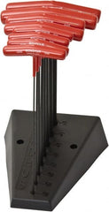 Bondhus - 8 Piece, T-Handle Cushion Grip Hex Key Set - 2 to 10mm Range, Protanium High Torque Steel - Exact Tooling