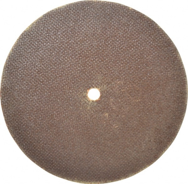 Norton - 8" 60 Grit Aluminum Oxide Cutoff Wheel - 0.06" Thick, 1/2" Arbor, 7,640 Max RPM, Use with Stationary Grinders - Exact Tooling