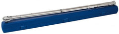 Value Collection - 3/4" Drive Micrometer Type Ratchet Head Torque Wrench - 150 Ft/Lb to 600 Ft/Lb Torque, 43" OAL, 2 Ft/Lb Graduation - Exact Tooling