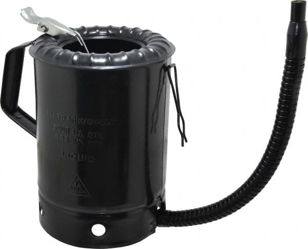 Plews - 14" Long Flexible Spout, Measure Oiler - Steel Body, Painted - Exact Tooling