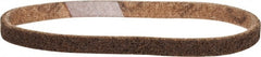 Made in USA - 1/2" Wide x 18" OAL, Aluminum Oxide Abrasive Belt - Aluminum Oxide, Coarse, Nonwoven - Exact Tooling