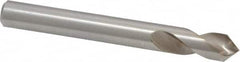 Cleveland - 3/8" Body Diam, 90°, 3-1/8" OAL, High Speed Steel Spotting Drill - Exact Tooling