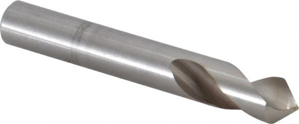 Cleveland - 5/8" Body Diam, 90°, 4-1/4" OAL, High Speed Steel Spotting Drill - Exact Tooling