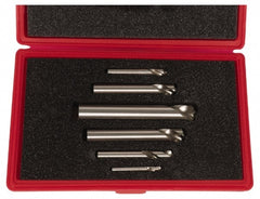 Cleveland - 6 Piece 90° 1/4 to 1" Spotting Drill Set - Exact Tooling