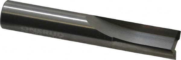 Onsrud - 1/2" Diam, 1/2" Shank Diam, 1" Length of Cut, 2 Flute Double Edge Straight Router Bit - 3" Overall Length, Right Hand Cut, Solid Carbide - Exact Tooling