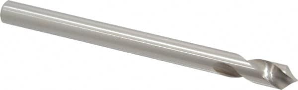 Cleveland - 1/2" Body Diam, 90°, 6" OAL, High Speed Steel Spotting Drill - Exact Tooling