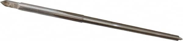 Cleveland - #5/0 Pin, 0.0966" Diam, 0.0719" Small End, 7/64" Diam Straight Shank, 1-3/16" Flute, Taper Pin Reamer - Exact Tooling