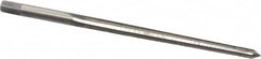 Cleveland - #4/0 Pin, 0.1142" Diam, 0.0869" Small End, 1/8" Diam Straight Shank, 1-5/16" Flute, Taper Pin Reamer - Exact Tooling