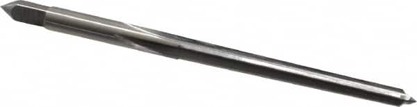 Cleveland - #3/0 Pin, 0.1302" Diam, 0.1029" Small End, 9/64" Diam Straight Shank, 1-5/16" Flute, Taper Pin Reamer - Exact Tooling
