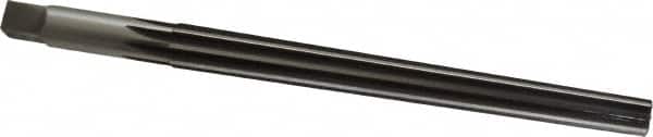 Cleveland - #9 Pin, 0.6066" Diam, 0.4805" Small End, 9/16" Diam Straight Shank, 6-1/16" Flute, Taper Pin Reamer - Exact Tooling