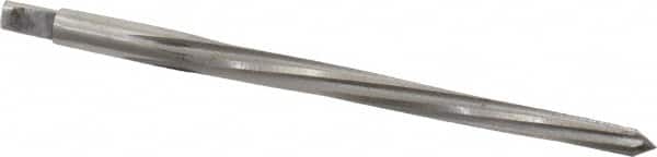 Cleveland - #2/0 Pin, 0.1462" Diam, 0.1137" Small End, 5/32" Diam Straight Shank, 1-9/16" Flute, Taper Pin Reamer - Exact Tooling