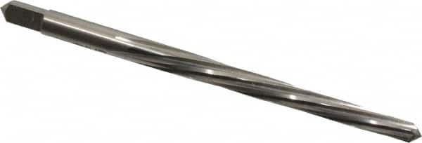 Cleveland - #1 Pin, 0.1798" Diam, 0.1447" Small End, 3/16" Diam Straight Shank, 1-11/16" Flute, Taper Pin Reamer - Exact Tooling