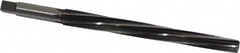 Cleveland - #8 Pin, 0.505" Diam, 0.3971" Small End, 7/16" Diam Straight Shank, 5-3/16" Flute, Taper Pin Reamer - Exact Tooling