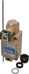 Value Collection - SPDT, NC/NO, 120 VAC, 240 VAC, 480 VAC at 10 Amps, Screw Terminal, Rod Lever Actuator, General Purpose Limit Switch - Exact Tooling