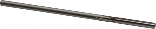 Cleveland - #7 High Speed Steel 6 Flute Chucking Reamer - Straight Flute, Straight Shank, 1-1/4" Flute Length, 5" OAL - Exact Tooling