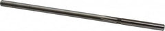 Cleveland - #7 High Speed Steel 6 Flute Chucking Reamer - Straight Flute, Straight Shank, 1-1/4" Flute Length, 5" OAL - Exact Tooling