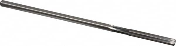 Cleveland - #10 High Speed Steel 6 Flute Chucking Reamer - Straight Flute, Straight Shank, 1-1/4" Flute Length, 5" OAL - Exact Tooling