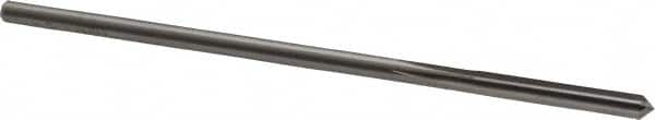 Cleveland - #17 High Speed Steel 6 Flute Chucking Reamer - Straight Flute, Straight Shank, 1-1/8" Flute Length, 4-1/2" OAL - Exact Tooling