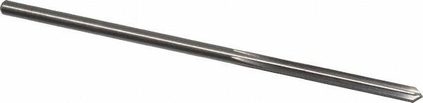 Cleveland - #24 High Speed Steel 6 Flute Chucking Reamer - Straight Flute, Straight Shank, 1" Flute Length, 4" OAL - Exact Tooling