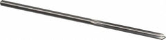 Cleveland - #24 High Speed Steel 6 Flute Chucking Reamer - Straight Flute, Straight Shank, 1" Flute Length, 4" OAL - Exact Tooling